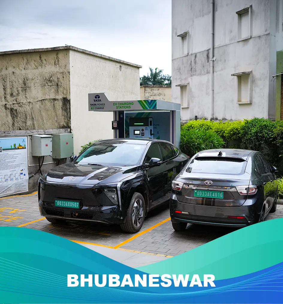 EV charging across Odisha locations