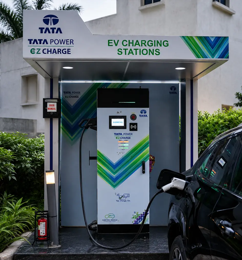 EV charging at commercial spaces